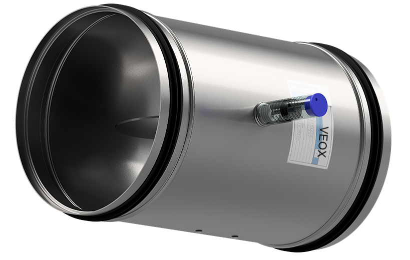 Клапан регулятор постоянного расхода воздуха КРК-ВД, стальной, круглый, диаметр от 80 до 400 мм, 50-1000 Па